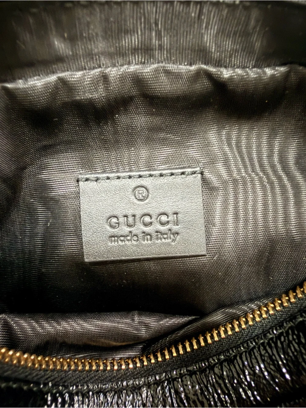Gucci Ophidia Small Brown Suede Crossbody Camera Bag w/ Green-Red Stripe